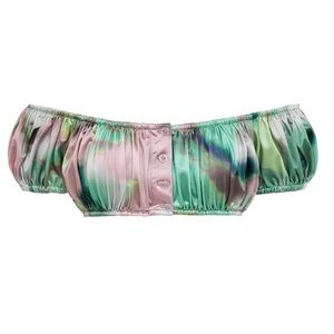 Montce Multicolor Off-Shoulder Bikini Top